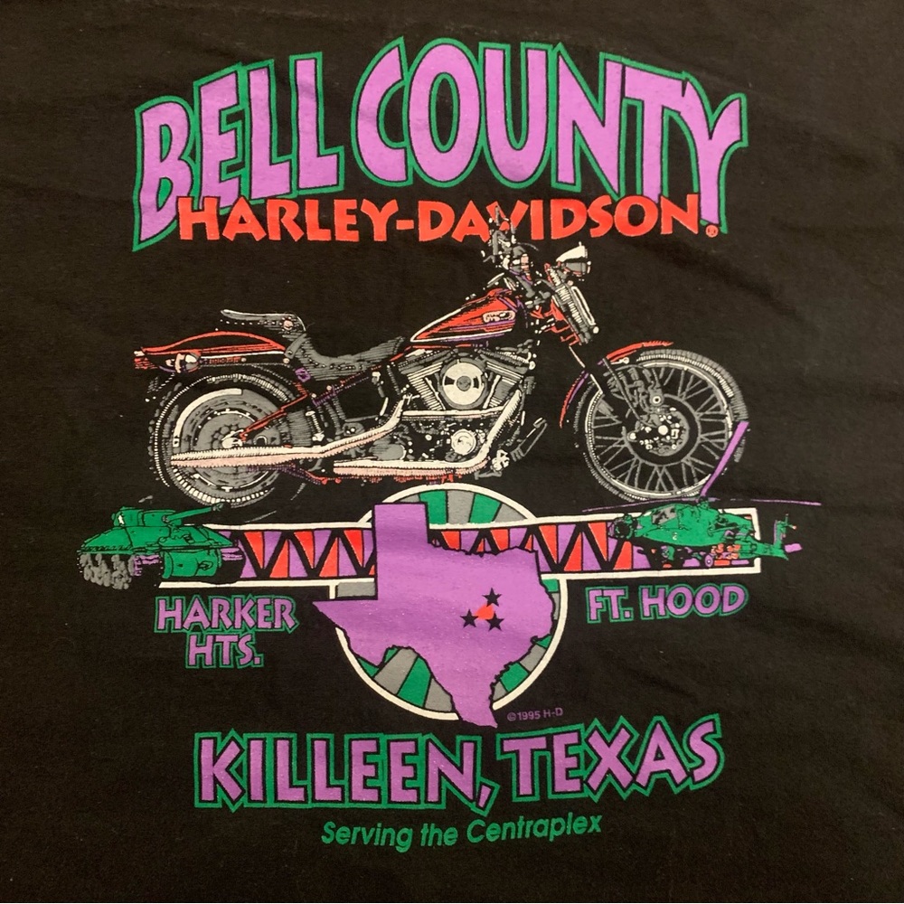 Vintage Harley Davidson t shirt 1995 men’s large - Picture 5 of 7
